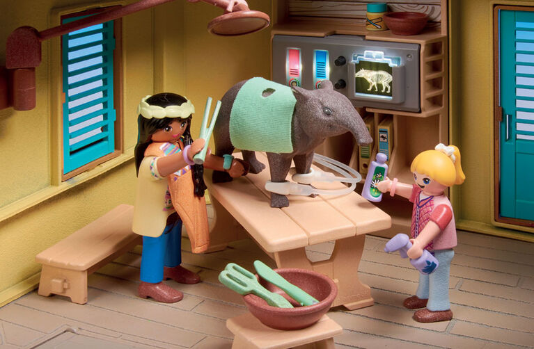 Playmobil - Wiltopia - Centre de recherche avec effet lumineux et boussole