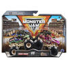 Monster Jam, Official Grave Digger Vs. Calavera Die-Cast Monster Trucks, 1:64 Scale, Kids Toys for Boys Ages 3 and up
