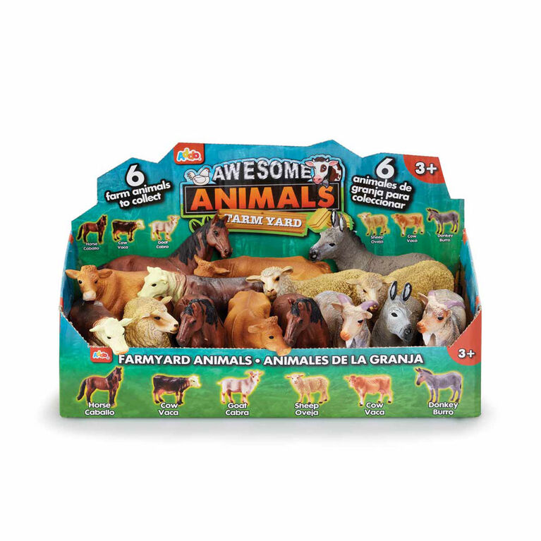 Awesome Animals Farm Figures - R Exclusive - English Edition