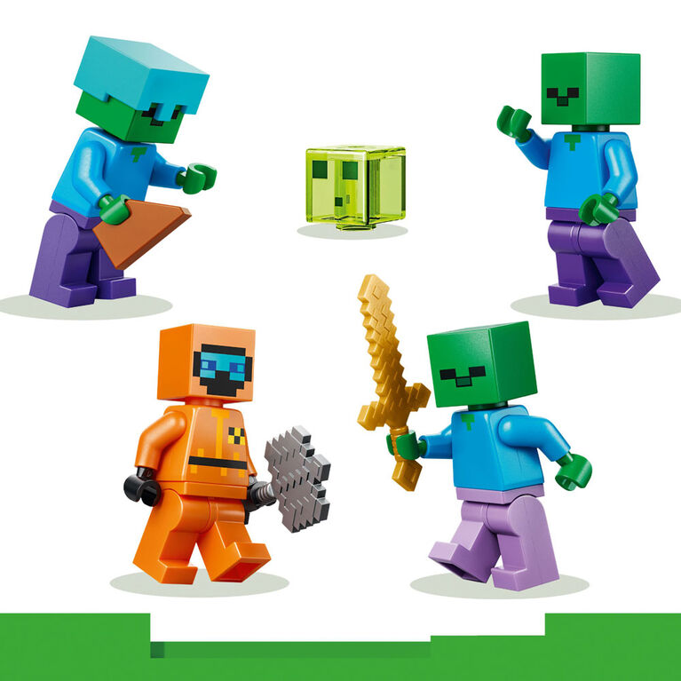 LEGO Minecraft Zombie Dungeon Building & Pretend Play Toy for Boys, Girls, & Kids, Ages 8+ - 21587