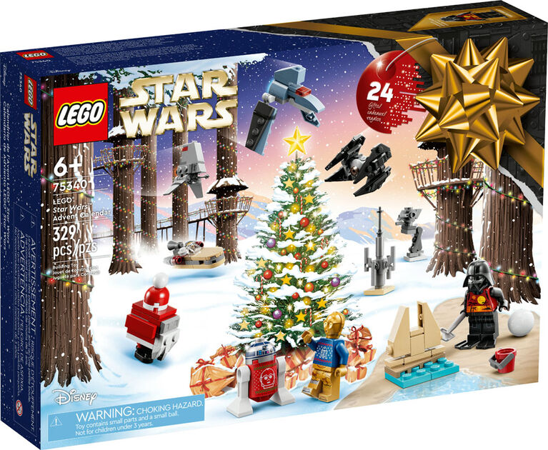 LEGO Star Wars Advent Calendar 75340 Fun Toy Building Kit for Kids (329 Pieces)