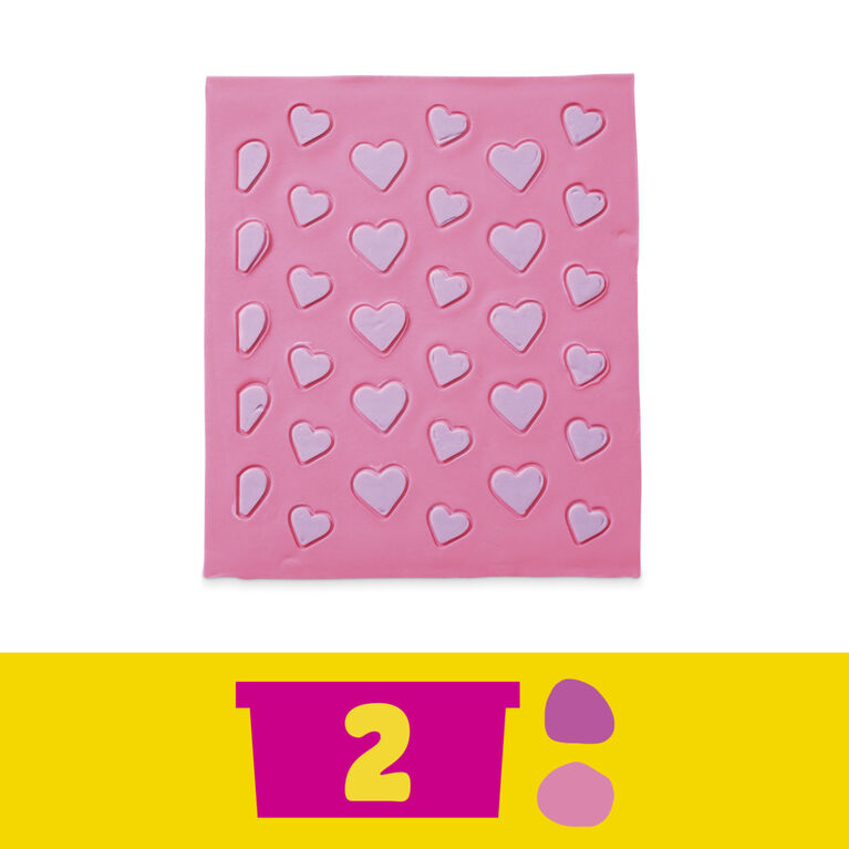 Play-Doh Barbie Hearts and Hair Doll Set