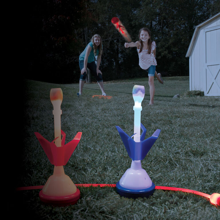 Light-Up Lawn Dart With 4 Darts, 2 Rings