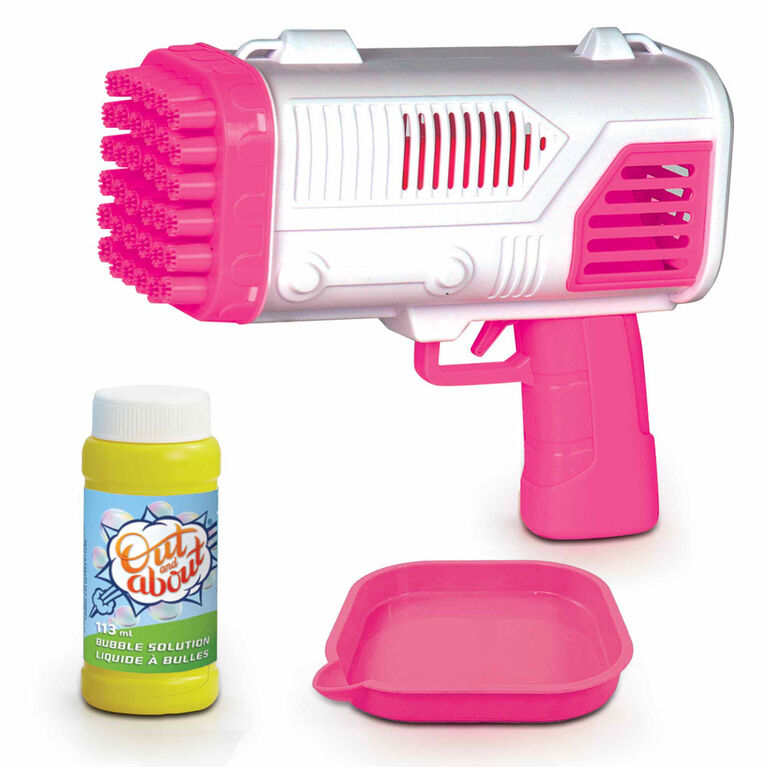 Out and About pistolet à bulles extrême rose  - Notre Exclusivité