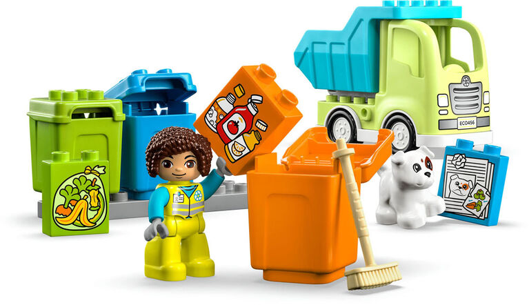 LEGO DUPLO Town Le camion de recyclage 10987 Ensemble de jeu de construction (15 pièces)