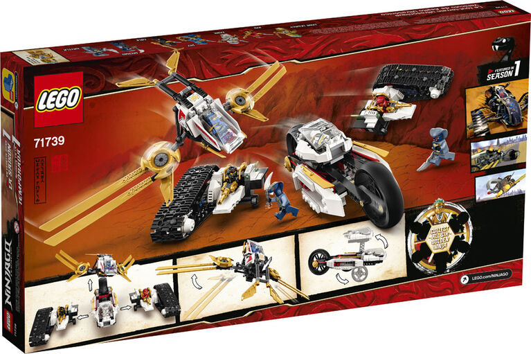 LEGO Ninjago Le tout-terrain ultrasonique 71739 (725 pièces)