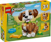 LEGO Creator 3 in 1 Cute Animals: Playful Puppy Dog Building Toy for Girls & Boys, Ages 8+ - 31382
