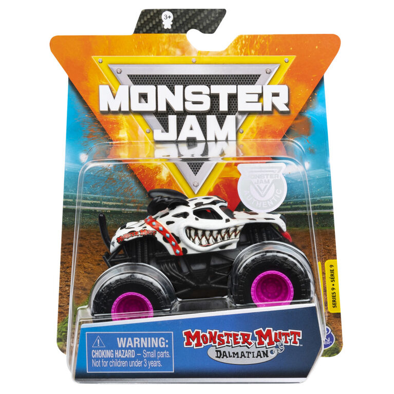 Monster Jam, Official Monster Mutt Dalmatian Monster Truck, Die-Cast Vehicle, Danger Divas Series, 1:64 Scale