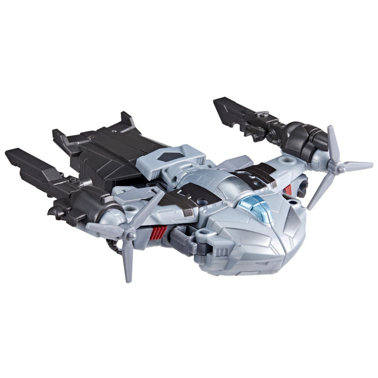 Transformers EarthSpark, figurine Megatron classe Deluxe de 12,5 cm, jouet robot pour enfants