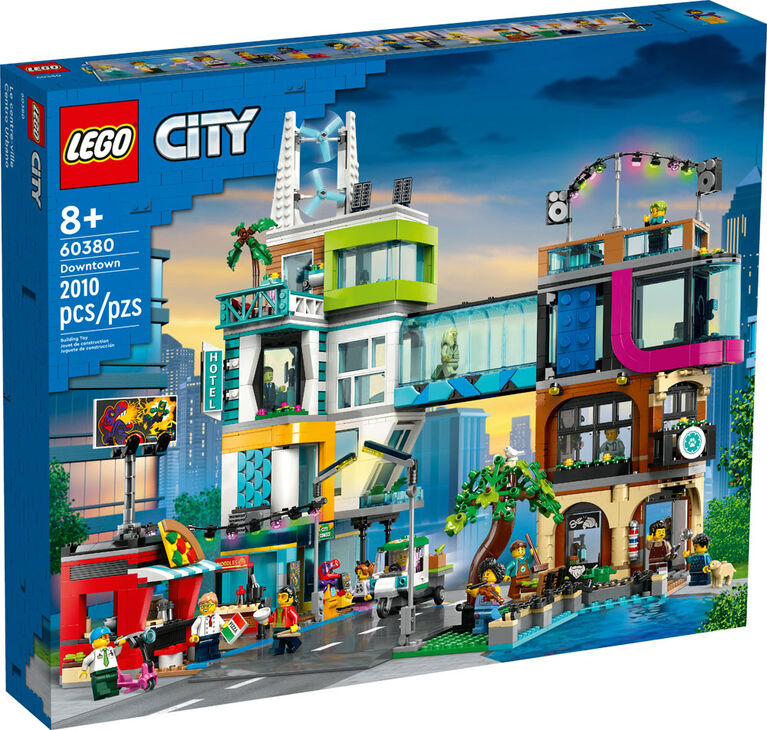 LEGO City Le centre-ville 60380 Ensemble de jeu de construction (2 010 pièces)