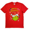 T-shirt Grinch Adulte à Manches Courtes - Rouge