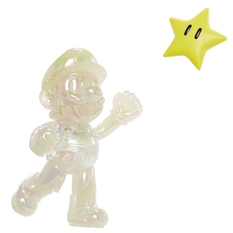  Nintendo - Figurines de 4 pouces Monde de Nintendo Vague 8 - Super étoile Mario