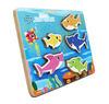 Baby Shark Chunky Wood Sound Puzzle - English Edition