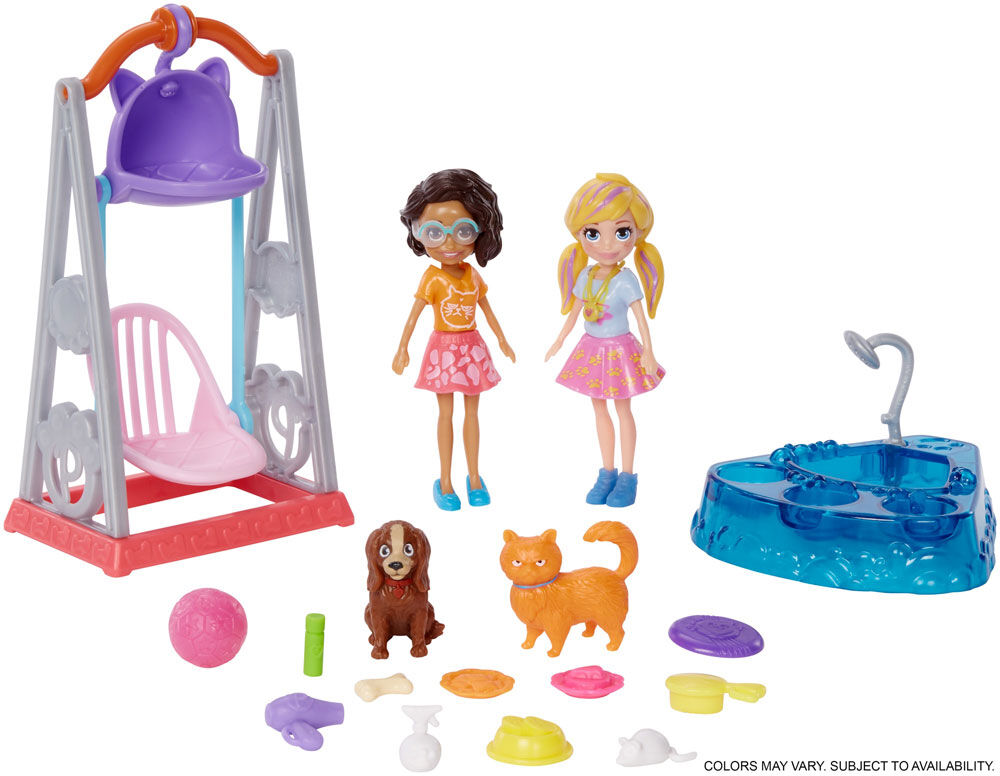 polly pocket car wash