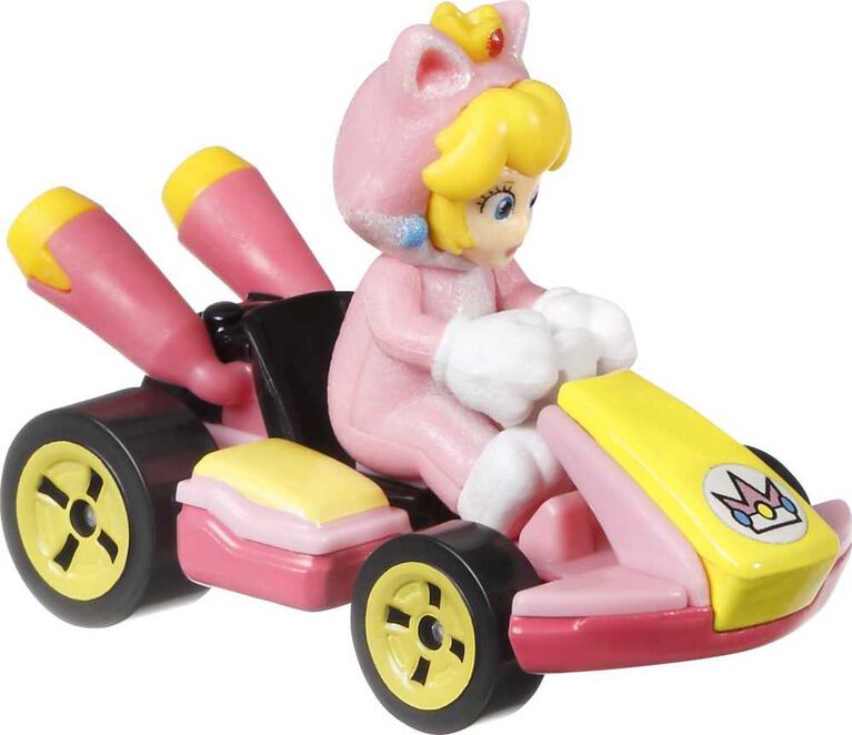 Hot Wheels Mario Kart Vehicle Cat Peach