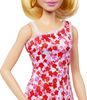 Barbie-Barbie Fashionistas 205-Poupée queue de cheval, robe à fleurs