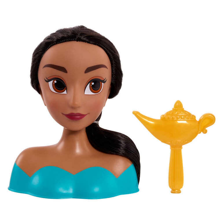 Mini Tête de Coiffure de Princesse de Disney - Jasmine - Notre exclusivité