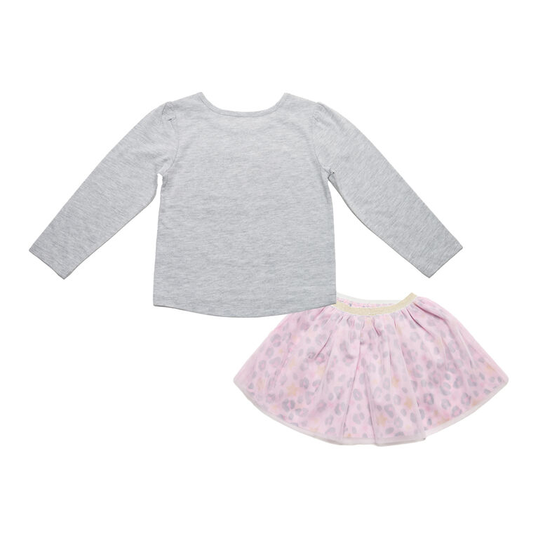 L.O.L SURPRISE! - 2 Piece Combo Set - Grey Heather and Pink- Size 5T - Toys R Us Exclusive