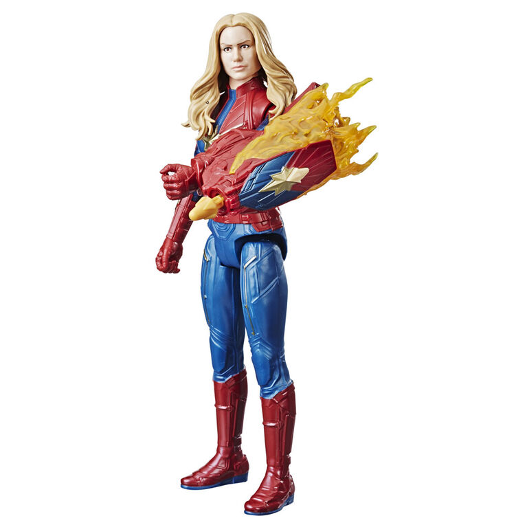 Marvel Avengers : Phase finale Titan Hero Power FX - Figurine Captain Marvel. - Édition française