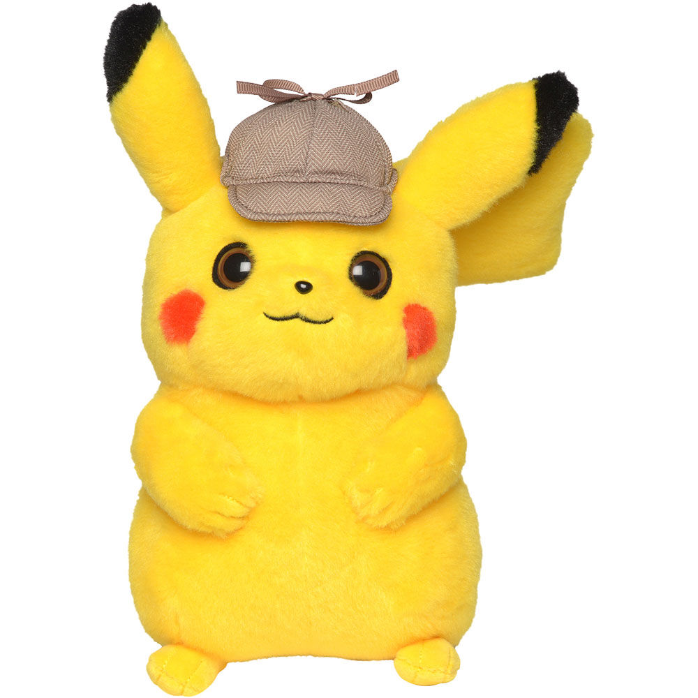 detective pikachu 8 inch plush