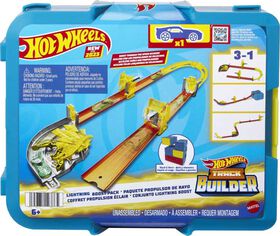 Hot Wheels Track Builder Lightning-Themed Trackset