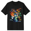Megaman Vs Villains Black T-Shirt