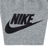 Nike French Terry Short Set - Dark Grey Heather - Size 3T