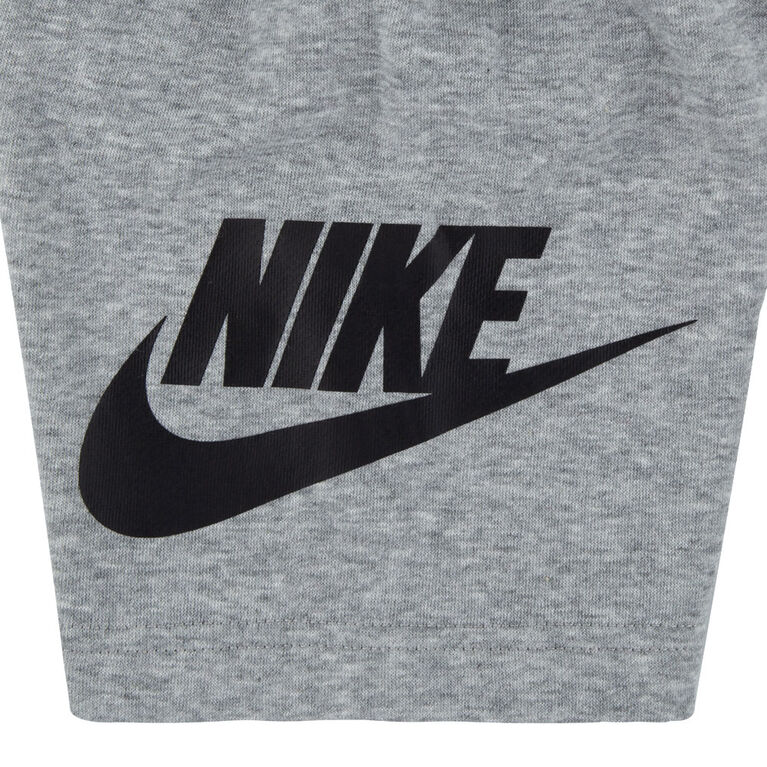 Nike French Terry Short Set - Dark Grey Heather - Size 3T