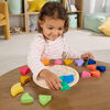 Fisher-Price Wooden Color Wheel Puzzle, Shape-Sorting Play for Preschool Kids, 19 Wood Pieces