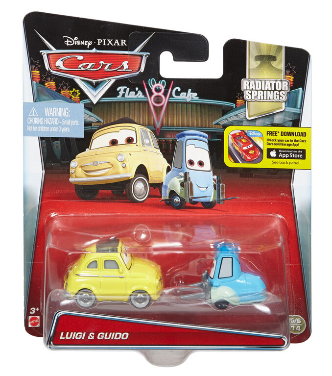 Disney/Pixar Cars Luigi & Guido Vehicles - English Edition