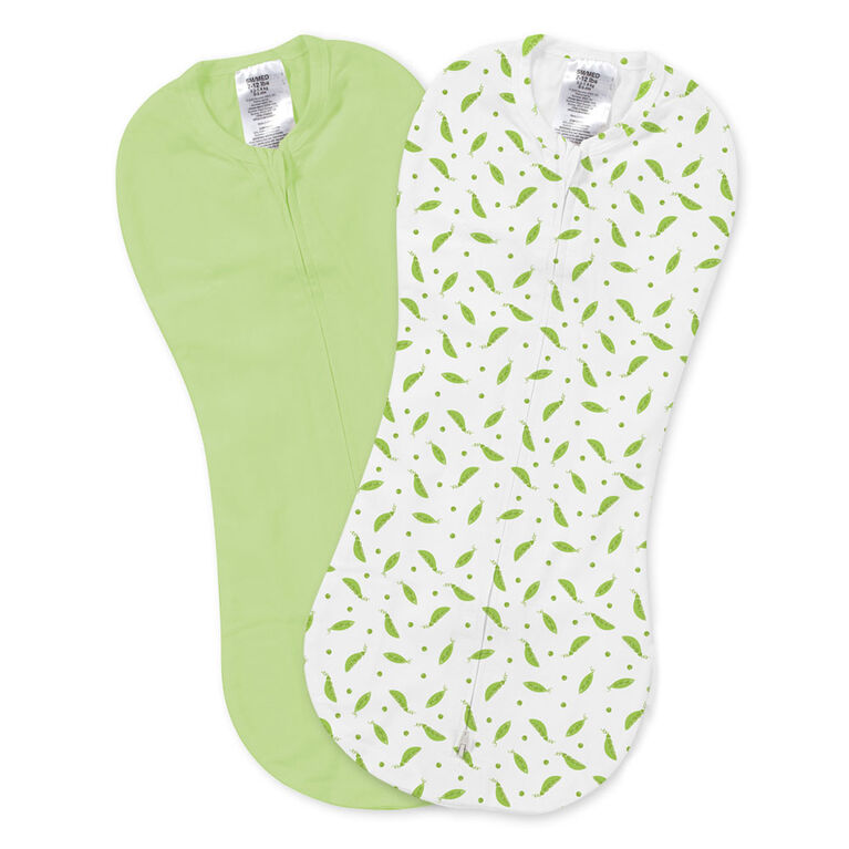 Summer Infant SwaddleMe - Sac de nuit - Cosses de petits pois.