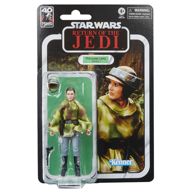Star Wars The Black Series Princess Leia (Endor), Star Wars: Return of the Jedi 6-Inch Collectible Action Figures