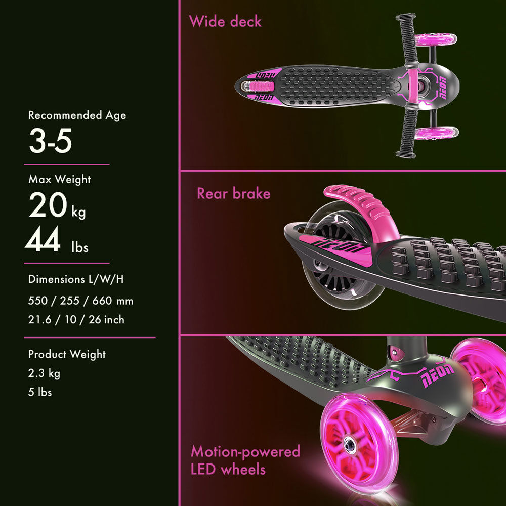Neon outlet glider pink