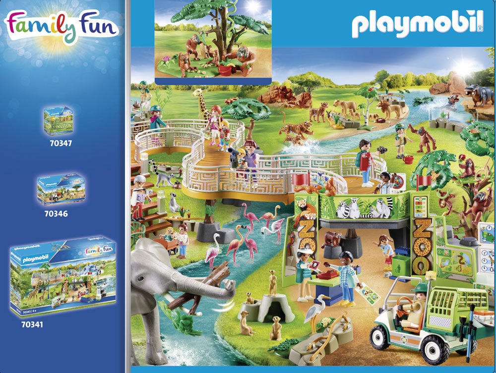 Playmobil 6648 City Life Orangutan Family 