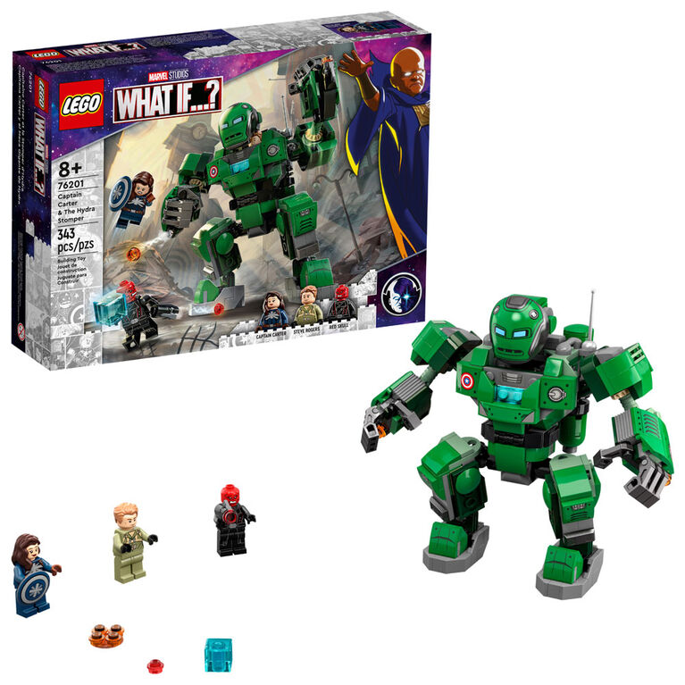 LEGO Super Heroes Capitaine Carter et le Stomper d'Hydra 76201 (343 pièces) - Notre exclusivité