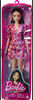 Poupée Barbie Fashionistas n°177 avec Robe Color Block à Fleurs et Manches Bouffantes