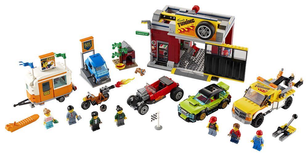 Lego city nitro wheels service station online