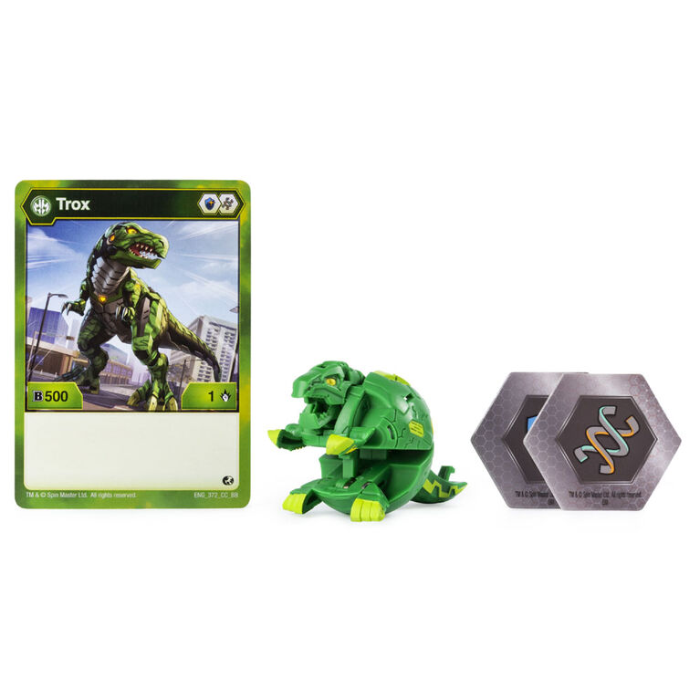 Bakugan, Trox, Créature transformable à collectionner de 5 cm.