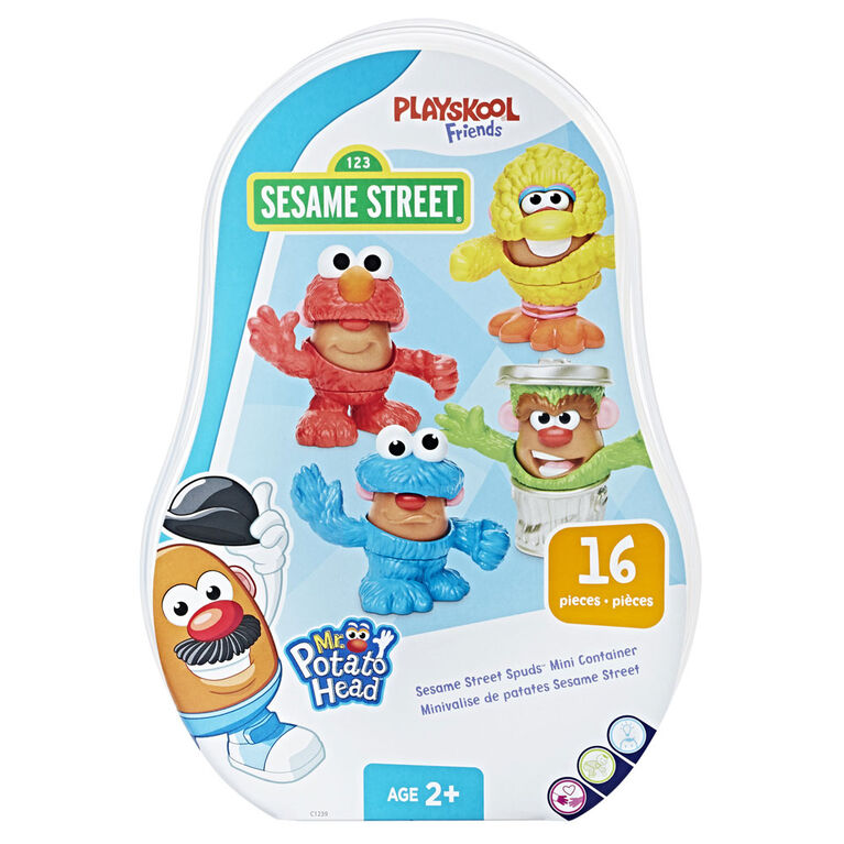 Playskool Friends Mr Potato Head Sesame Street Spuds Mini Container