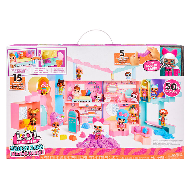 L.O.L. Surprise Squish Sand Magic House with Tot
