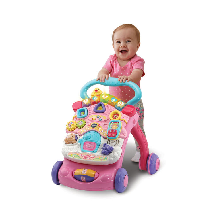 VTech Stroll and Discover Activity Walker - Pink - French Edition - Exclusive