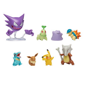 Multi-emballage de figurines de combat Pok&eacute;mon (paquet de 8)