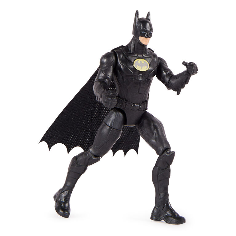 DC Comics, Batman Action Figure and 2 Accessories, 4-inch, The Flash Movie Collectible