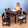 KidKraft Farmhouse Table & 4 Chair Set - Espresso