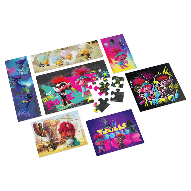 Trolls 2 - Coffret de 7 puzzles en bois