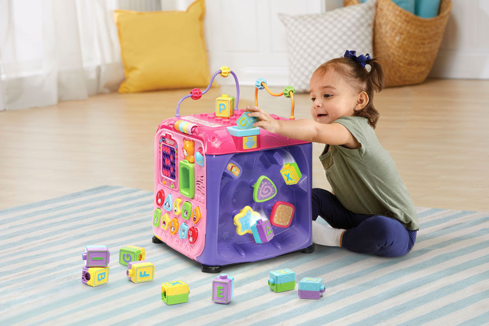 vtech ultimate activity cube pink