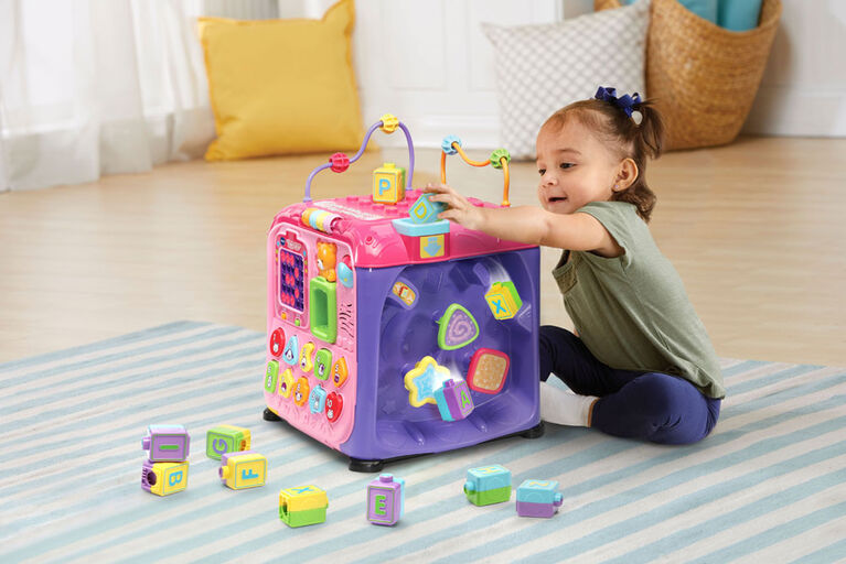 Maxi Cube Multi-Activités Rose - Édition Anglaise