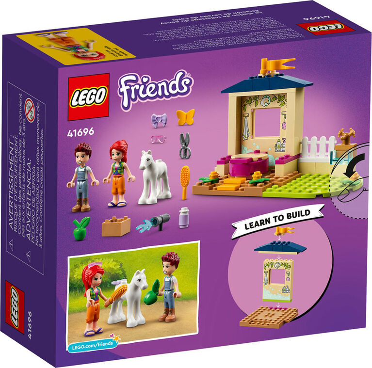 LEGO Friends Pony-Washing Stable 41696 Building Kit (60 Pieces)