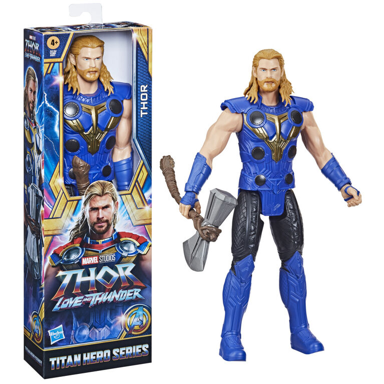 Marvel Avengers Titan Hero Series Thor Toy, 12-Inch-Scale Thor: Love and Thunder Action Figure