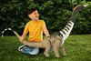 JurassicWorld-Figurine articulée Herbivore1-figurine de 134cm